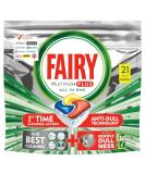 Fairy Platinum Plus Dishwasher 21 Tablets Lemon - Buy Online on GoSupps.com