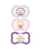 MAM Variety Pack Baby Pacifier - 3 Types for Healthy Oral Development, 3 Pack 6-16 Months Girl - Buy Online on GoSupps.com