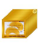 Ardisle 20 Pairs Crystal Collagen 24K Gold Under Eye Gel Pads - Anti-Aging Facial Mask for Wrinkle Reduction | Shop Internationally - Buy Online on GoSupps.com