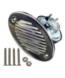 Marine Boat Horn 12V 125DB Waterproof Stainless Steel with Mounting Screws - Buy Online on GoSupps.com