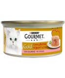 Purina Gourmet Gold Soft Hearts Wet Cat Food with Salmon - 24x85g Cans | Premium International Shipping - Buy Online on GoSupps.com