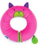 Trunki Kid's Travel Neck Pillow And Chin Rest | Support Sleepy Heads in the Car Seat Plane Bike or Pram | Yondi SMALL Betsy (Pink) Betsy (Pink) Single - Buy Online on GoSupps.com