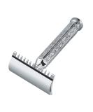 Buy Merkur Razor Plane 41C - Hexagonal Handle Gloss Chrome | Open Comb Wet Shaving Razor | Made in Germany | Zinc Die Casting - Buy Online on GoSupps.com