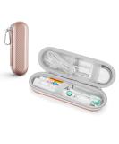 Yinke Travel Case for Oral-B & Philips Sonicare Electric Toothbrushes | Hard EVA Protective Cover - Rose Gold - Buy Online on GoSupps.com