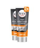 Veet Men Hair Removal Cream 2 Pack - Fast & Effective Depilation 200ml | Hair Removal in 5-10 Minutes - Buy Online on GoSupps.com