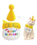 Doggeburstagenburanana - Fun Dog & Cat Birthday Hats | Happy Birthday Pet Bibs for Celebrations - Buy Online on GoSupps.com