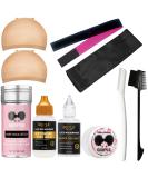 Goiple Wig Accessory Kit: Lace Front Wig Glue, Remover, Caps, Elastic Band, Wax Stick, Edge Control, Brush, Shear, Razor Tool, Scarf - 10PCS - Buy Online on GoSupps.com