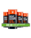 Right Guard Xtreme Defense Antiperspirant Deodorant Invisible Solid Stick, Fresh Blast, 2.6 Ounce , 4 Count (Pack of 1) - Buy Online on GoSupps.com