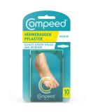 Compeed Chicken Paving Medium-Hydrocolloid pavement against chicken eyes on the feet 10 pieces (1-pack) |Packaging may differ 10 pieces (1 -pack) medium - Buy Online on GoSupps.com