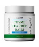 Thyme & Tea Tree Oil Balm for Cystic Acne Relief - Soothing Salve for Irritations Eczema & Psoriasis - 2 Ounce Pack - Buy Online on GoSupps.com