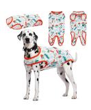 Pumyporeity Surgical Suit for Dogs | Healing Anti-Licking Vest for Post-Operation Protection | Belly Wound & Skin Care Available in Mushroom Size L - Buy Online on GoSupps.com