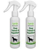 2 Pack Dog Trainer & Repellent Spray. Tried & Trusted Blend. Adult Dogs & Puppies. Indoor & Outdoor. 100% Natural Ultra-Effective & Safe. Helps Stop & Deter Chewing Fouling Digging & Destroying. - Buy Online on GoSupps.com