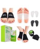 Plantar Fasciitis Arch Support Kit - 12pcs Compression Sleeves & Braces for Fast Pain Relief - Silicone & Cushioned Support - Men & Women Medium Size - Buy Online on GoSupps.com