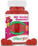 Maxi Health Vitamin D Gummies - 60 Gummies | Immune Support Supplement - Buy Online on GoSupps.com