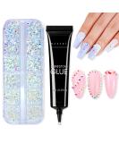 Makartt Nail Rhinestone Glue Gel Kit 15g - Super Adhesive Gel for Nail Crystals & Rhinestones - Buy Online on GoSupps.com