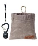 Duuclume Hands-Free Dog Training Kit with Treat Pouch, Clicker, Whistle & Carabiner - Grey - Buy Online on GoSupps.com