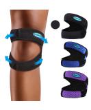 fxsavjot Professional Patella Knee Brace Pro for Knee Pain/Meniscus Tear Adjustable Orthopedic Compression Patellar Tendon Support Strap for Man and Women/Outdoor Activities  black - Buy Online on GoSupps.com
