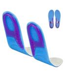 Envelop Gel Insoles for Men - Cushioned Shoe Inserts for Comfort & Support - Ideal for Walking, Running, Hiking - Arch Support & Plantar Fasciitis Relief - Large Size (Pack of 2) - Buy Online on GoSupps.com