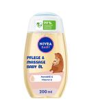 Nourishing Nivea Baby Care & Massage Oil - 200ml | Gentle Almond Oil & Vitamin E for Delicate Skin | Protect & Strengthen Sensitive Skin - Buy Online on GoSupps.com