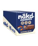 Nakd Blueberry Muffin Natural Fruit & Nut Bars - Vegan - Healthy Snack - Gluten Free - 35g x 48 bars - Buy Online on GoSupps.com