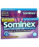Sominex Nighttime Sleep Aid - Diphenhydramine HCl 25 mg Original Formula 16 Tablets - Worldwide Shipping Available - Buy Online on GoSupps.com