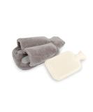 Vital Comfort Foot Warmer with Hot Water Bottle - Cozy Grey Heat Therapy for Home & Travel - Buy Online on GoSupps.com