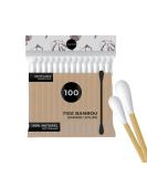 Cotton Swabs 100 Candore Stronger Bamboo Stick Soft Cotton Head Biodegradable - Buy Online on GoSupps.com
