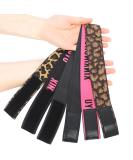 Elastic Wig Bands for Lace Melting - 3 Pcs Set for Wig Stability and Edges Laying - Leopard, Black, Rose Gold - Buy Online on GoSupps.com