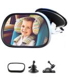 Adjustable Back Seat Baby Mirror - Safe Rear View Mirror for Children with Suction Cups | Universal Baby Car Safety Accessory - Buy Online on GoSupps.com