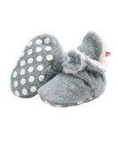 EDOTON Unisex Newborn Winter Boots | Warm Non-Slip Sole Bootie Socks 0-6 Months Gray - Buy Online on GoSupps.com