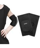 ONTYZZ Elbow Pads with Thicken Sponge Padding Breathable Stretchy Cotton Elbow Pads for Kids Child Girls Boys Teens Youth Women Black - Buy Online on GoSupps.com