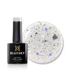 Bluesky Glitter No Wipe Top Coat GTC08 10ml | Confetti Cannon | UV LED Lamp Cure - Buy Online on GoSupps.com