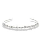 Shmily Handmade Crystal Rhinestone Wedding Tiara Headband | Bridal Jewelry Silver DH2006 - Buy Online on GoSupps.com