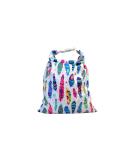 Immaculate Textiles Unisex Baby Wet/Dry Bag with Buckle : Waterproof & Washable : Great for Swimming & Reusable Cloth Nappies (Feathers 28x40cm) Feathers 28x40cm - Buy Online on GoSupps.com
