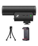 Sennheiser MKE 400 Camera-Mount Shotgun Microphone Bundle with Tripods - 2nd Gen - Buy Online on GoSupps.com