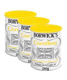 Cornflour 3 Pack Quality Long Life Bundle Containing 3 150g Stay Fresh Packs of Borwicks Cornflour - Buy Online on GoSupps.com
