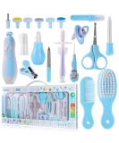 Baby Healthcare and Grooming Kit RoseFlower 20 in 1 Newborn Essentials Nursery Care Set with Toothbrush Nail Clipper File Nose Cleaner Nasal Aspirator - Baby Item for Infant Toddlers Boys Girls Kids #27 - Buy Online on GoSupps.com