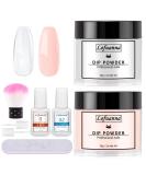 Lofuanna Dip Powder Nail Kit - Clear & Nude 30g Starter Set | No UV/LED Needed | Easy Apply Manicure Set for Beginners - Buy Online on GoSupps.com