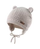 XIAOHAWANG Baby Earflap Beanie Hat Soft Baby Boy Knit Beanies Cute Bear Infant Toddler Girl Hats Autumn Winter 0-6 Months Beige - Buy Online on GoSupps.com