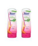 Nair Hair Removal Lotion with Aloe & Lanolin - 9 oz (2 Pack) | Gentle and Effective Hair Removal Solution - Buy Online on GoSupps.com