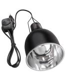 Buy Aiicioo Reptil 5.5 Aluminum Reflecting Dome Light for Lizards & Chameleons - Removable Ceramic Head & ON/AUS Tax Cable - Optimal Heat & Light Solution - Buy Online on GoSupps.com
