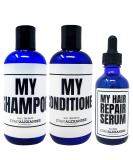 Evan Alexander Grooming MY Hair Repair System for Men - Shampoo Conditioner & Growth Oil - Nourish Scalp & Boost Hair Growth - Buy Online on GoSupps.com