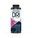 Certain Dri Body Powder for Women - Maximum Sweat Absorption, Moisture Control - 8 oz - Buy Online on GoSupps.com