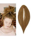 DSoar 24-Inch Synthetic Dreadlocks - 10 Strands Double-Ended Extensions Soft Crocheted Braided Hair for Reggae Hip-Hop & Hippie Style (27#) - Buy Online on GoSupps.com