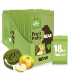 Bear Fruit Rolling Apple |100% natural ingredientsWithout the addition of sugar |Healthy snack for children & adults |18 bags x 20g |360g - Buy Online on GoSupps.com