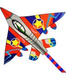HONBO 58" Fighter Plane Kites for Kids Easy to Fly, Kite for Adults, with Kite Reel and 200ft String, Beginner Kite for Beach Trip - Buy Online on GoSupps.com