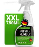 Upholstered Cleaner Sofa & Car Seat Cleaner XXL (750ml) - Universal Stain Remover & Mattress Textile Cleaner - Effective Made in Germany - Buy Online on GoSupps.com