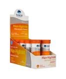 Trace Minerals Max-Hydrate Endurance Effervescent Tablets | Electrolyte Replenishment & Energy Support | Orange Flavor | 8x10 Tabs - Buy Online on GoSupps.com