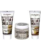 Urban Hydration Castor and Shea Cleanser Set | Hydrating Face Lotion & Facial Mask | Anti-Aging Benefits for All Skin Types | Glowing, Smooth Skin - Buy Online on GoSupps.com