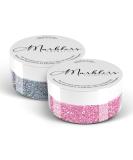 MARBLERS Cosmetic Grade Fine Glitter Duo Holo Fairy & Flamingo 0.36oz | Vegan & Non-Toxic Glitter for Eyeshadow, Nail Art, Festival Rave Party Makeup - 10g - Buy Online on GoSupps.com